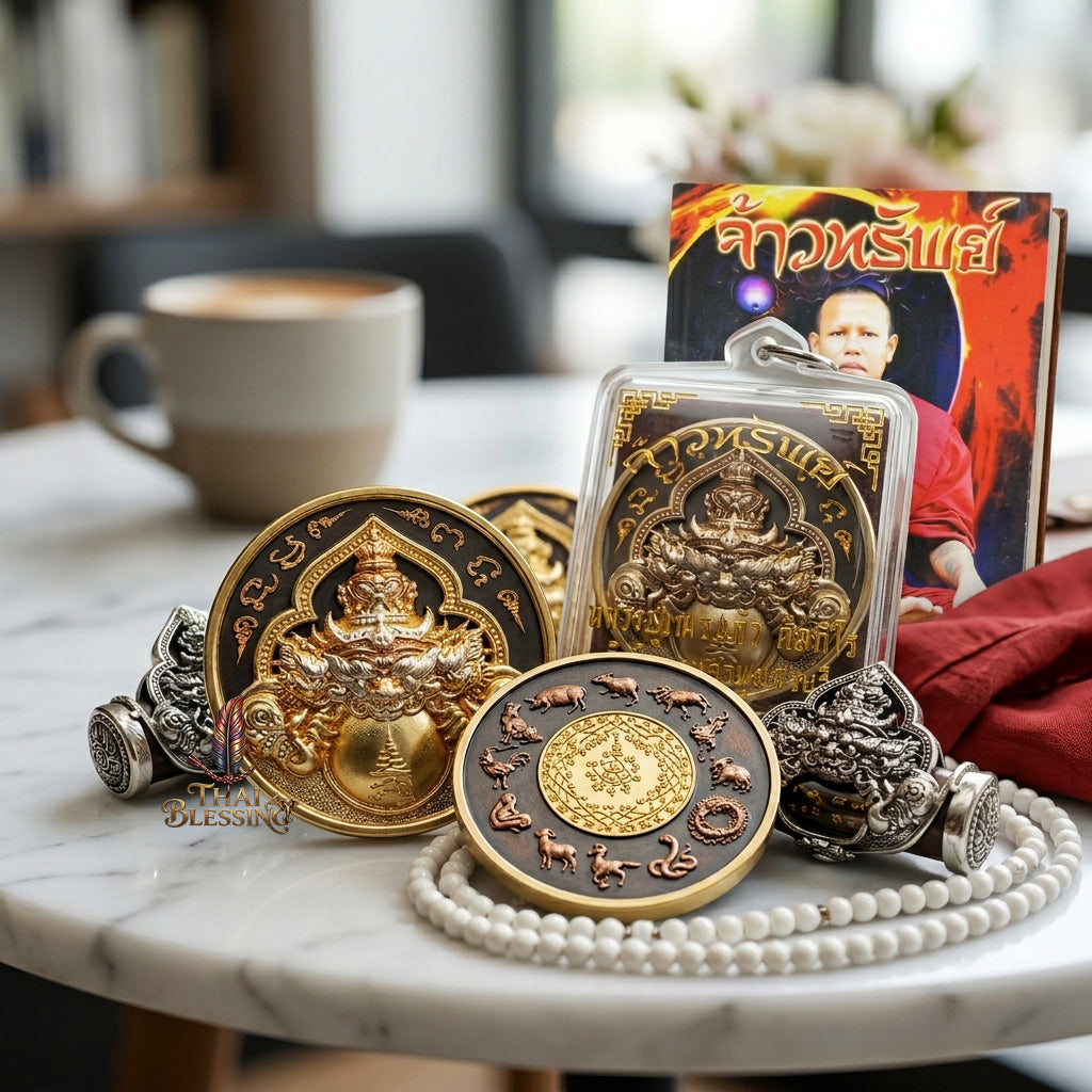 🌑 Phaya Rahu Chao Sap: The Sovereign Lord of Infinite Wealth – Luang Pu Nen Kaew – Wat Ban Kaset Thung Setthi (2560) – The Ultimate Alchemical Engine for Turning Fate into Fortune!