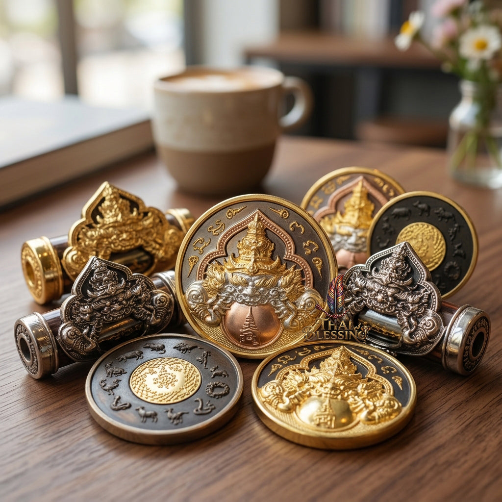 🌑 Phaya Rahu Chao Sap: The Sovereign Lord of Infinite Wealth – Luang Pu Nen Kaew – Wat Ban Kaset Thung Setthi (2560) – The Ultimate Alchemical Engine for Turning Fate into Fortune!