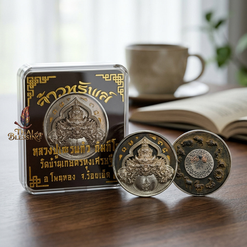 🌑 Phaya Rahu Chao Sap: The Sovereign Lord of Infinite Wealth – Luang Pu Nen Kaew – Wat Ban Kaset Thung Setthi (2560) – The Ultimate Alchemical Engine for Turning Fate into Fortune!
