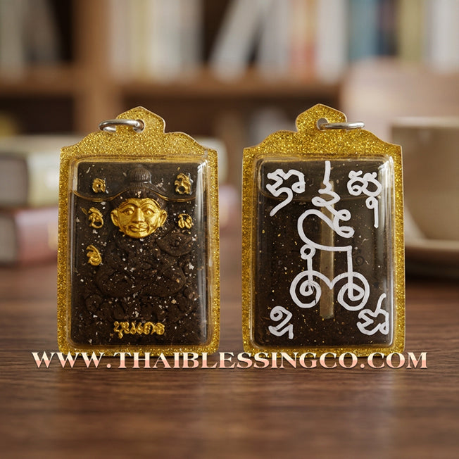 ✨ 💘 Sovereign of Forbidden Fascination: Khun Then Borom Khru Chao Sane (2562) – Secret Love Potion Powders & Haunted Attraction Oil by Arjan Ton Rak ✨ 💘