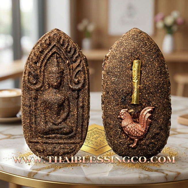 ✨ 🥚 The Sovereign of Golden Splendor: Khun Phaen "Khai Pha Seek" (Split-Egg Archetype) by Arjan Subin Na Na Thong (2024) – Mahawan Sacred Powders & Supreme Attraction ✨ 🥚
