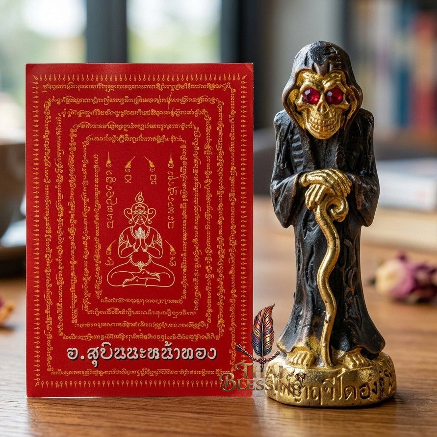 🔱 Prai Mae Thong Kham – The Sovereign Queen of Golden Wealth & Hypnotic Attraction – Arjan Subin Nana Thong (2556) – The Ultimate Engine for Financial Dominance, Romantic Magnetism, and Unstoppable Fortune!