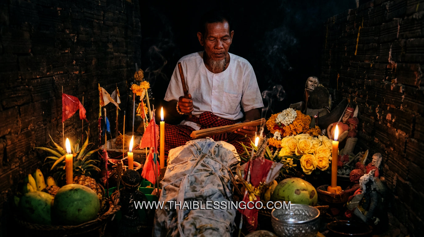 🔥 THE SHADOW OF JUSTICE: Ancient Khmer Ritual for Karmic Retribution