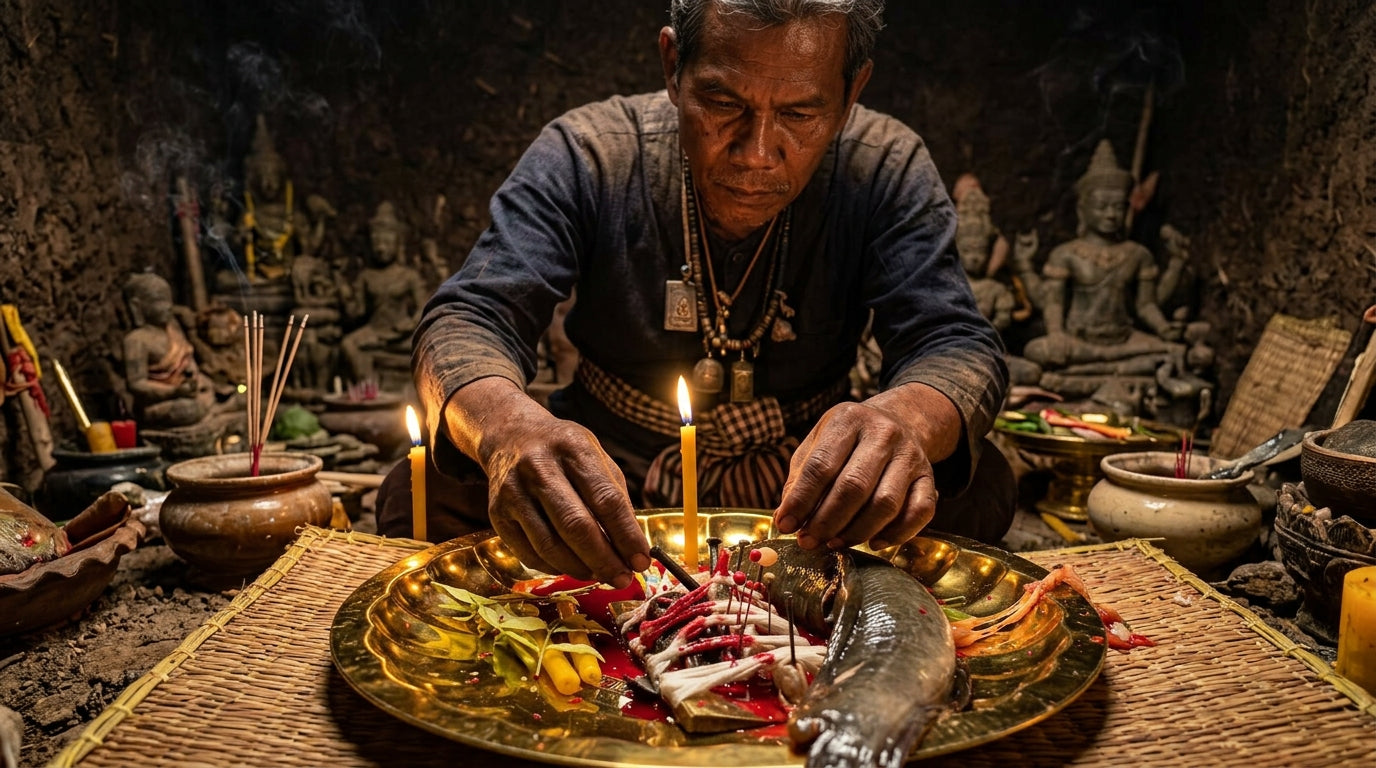 🔥 THE SHADOW OF JUSTICE: Ancient Khmer Ritual for Karmic Retribution