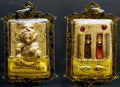 ✨ Ancient Guardian Spirit – Pu Chao Saming Phrai Powder Amulet with Energized Oil for Protection and Charm