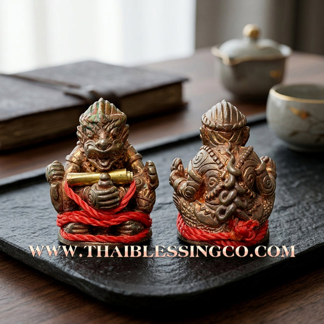 🐒 Authentic Thai Amulet 2009: Sovereign "Hanuman Sakot Thap" Langkasuka Warrior by Phra Ajarn Daeng Wat Rai – Rare Ancient Nawa Bronze Edition for Supreme Victory, Military Command, and Unstoppable Power Talisman