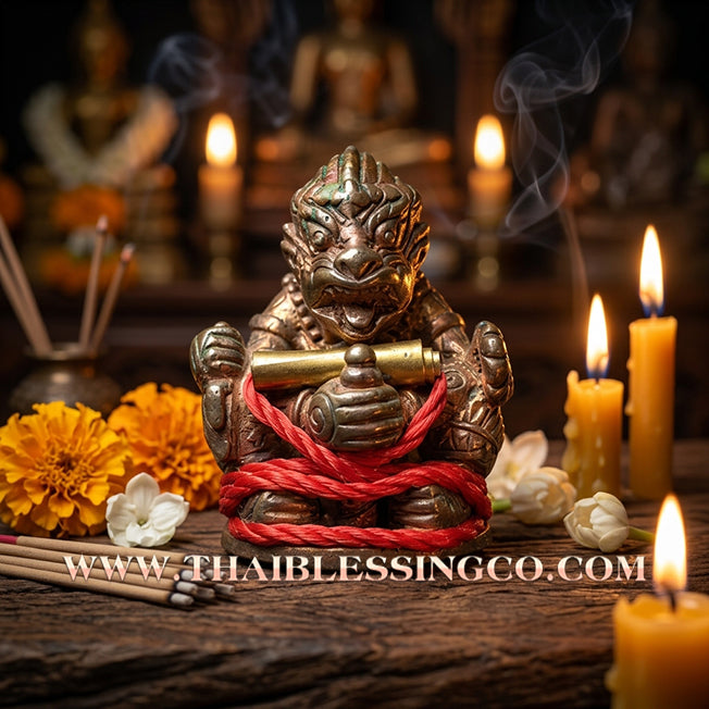 🐒 Authentic Thai Amulet 2009: Sovereign "Hanuman Sakot Thap" Langkasuka Warrior by Phra Ajarn Daeng Wat Rai – Rare Ancient Nawa Bronze Edition for Supreme Victory, Military Command, and Unstoppable Power Talisman