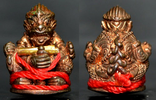 🐒 Authentic Thai Amulet 2009: Sovereign "Hanuman Sakot Thap" Langkasuka Warrior by Phra Ajarn Daeng Wat Rai – Rare Ancient Nawa Bronze Edition for Supreme Victory, Military Command, and Unstoppable Power Talisman