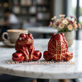 🐸Authentic Thai Amulet 2019: Sovereign "Kop Kin Duean" Moon-Devouring Toad by Khru Ba Chai Ya Patthaphi – Premium Red Enamel & Samrit Edition for Infinite Wealth, Business Luck, and Windfall Fortune Talisman