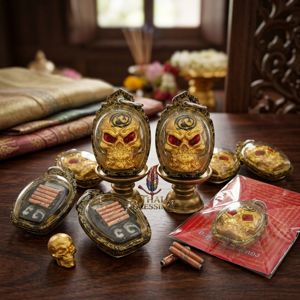 🏆 Phrai Mae Thong Kham: The Sovereign Mother of Golden Wealth – Arjan Subin Nanathong (2559 Edition) – The Ultimate Alchemical Engine for Financial Dominance & Hypnotic Attraction!