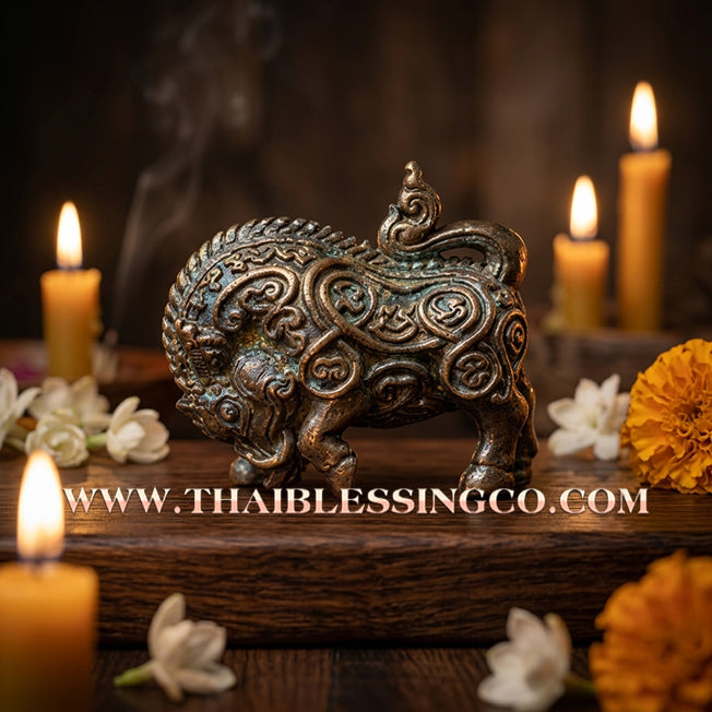 🐗 Authentic Thai Amulet: Sovereign "Iron-Hide Wild Boar" Prosperity Guardian by Luang Phor Wan Wat Klong Koon – Premium Dark Copper (Man-Poo) Edition for Absolute Success, Wealth Digging, and Unstoppable Victory Talisman