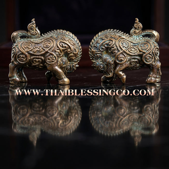 🐗 Authentic Thai Amulet: Sovereign "Iron-Hide Wild Boar" Prosperity Guardian by Luang Phor Wan Wat Klong Koon – Premium Dark Copper (Man-Poo) Edition for Absolute Success, Wealth Digging, and Unstoppable Victory Talisman