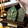 ✨🔮👑 Authentic Thai Amulet Khun Phaen - Master Sarika Resource Feeding Medallion (4.0x2.6 cm), Ajarn Ong-Art 2025 Luxury Nawa Metal Limited Edition Standard Edition