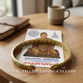 🌟 ✨ Authentic Thai Sacred Bangle: Sovereign "Rich, Rich, Rich" (Ruay Ruay Ruay) Edition by Luang Phor Sawai, Wat Prasat Phanom Rung – Gold-Plated Alpaca Edition