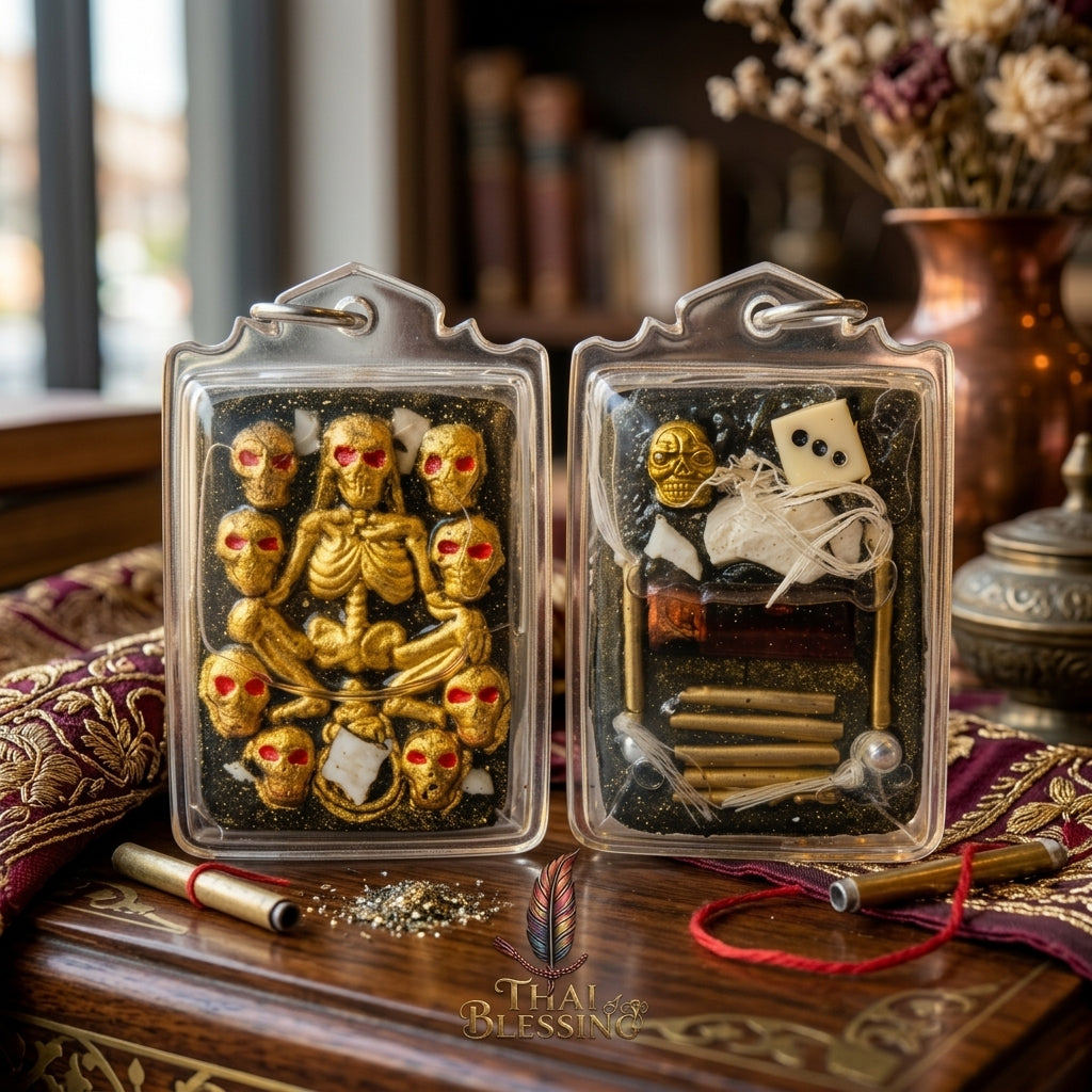🔱 Hong Phrai Pan Thong (Ong Khru Masterpiece Edition Sealed in Magic Oil): The Sovereign Phantom Sentinel & Ultimate Attraction Engine – The High-Octane Metaphysical Guardian for Rapid Wealth, Hypnotic Charm & Total Shielding!