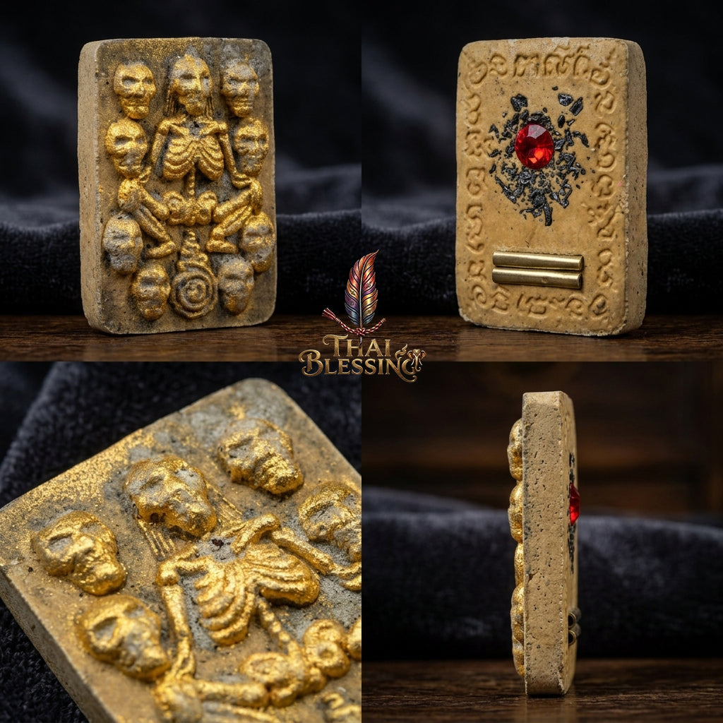 🔱 Hong Phrai Pan Thong (White Botanical &amp; Cemetery Soil Edition): The Sovereign Phantom Sentinel &amp; Ultimate Mercy Trust Engine The Elite High-Vibration Artifact for Corporate Favor, Luxury Trade Victory Total Shielding!
