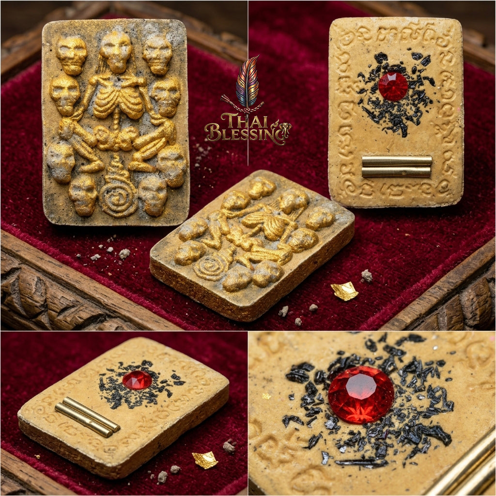 🔱 Hong Phrai Pan Thong (White Botanical &amp; Cemetery Soil Edition): The Sovereign Phantom Sentinel &amp; Ultimate Mercy Trust Engine The Elite High-Vibration Artifact for Corporate Favor, Luxury Trade Victory Total Shielding!