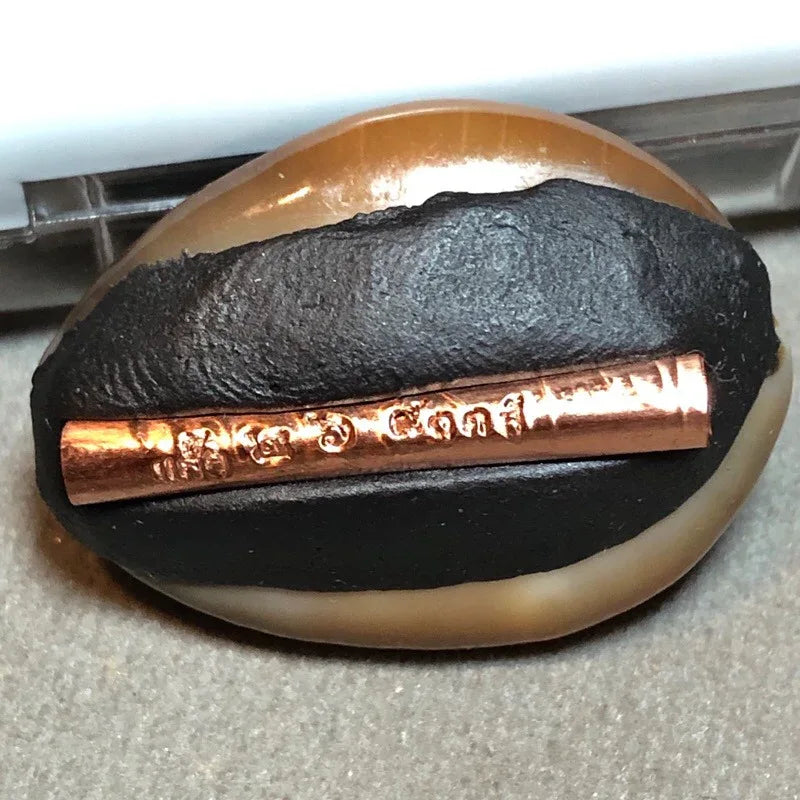 🪬Bia Gae Ultimate Curse Breaker Betta Shell Amulet – Mercury-Filled Anti-Sorcery Shield by Luang Pu Kaew