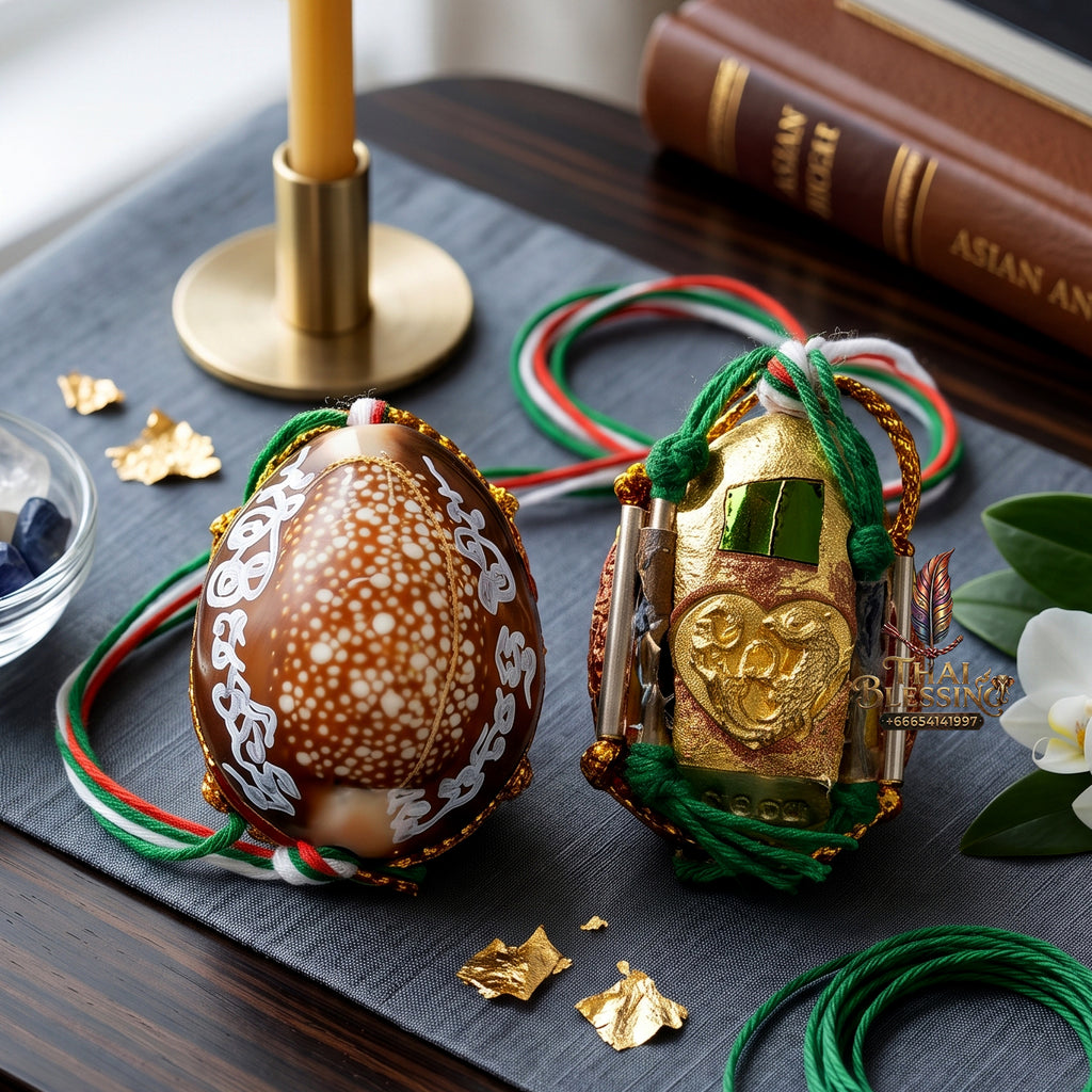 ✨🐚🗣️ Sacred Sovereign Micro-Acoustic Protection Shell - Luang Pu Leng Wat Nong Kae 2021 Resonance Edition, Inbound Capital Multiplier & Negative Frequency Neutralizer