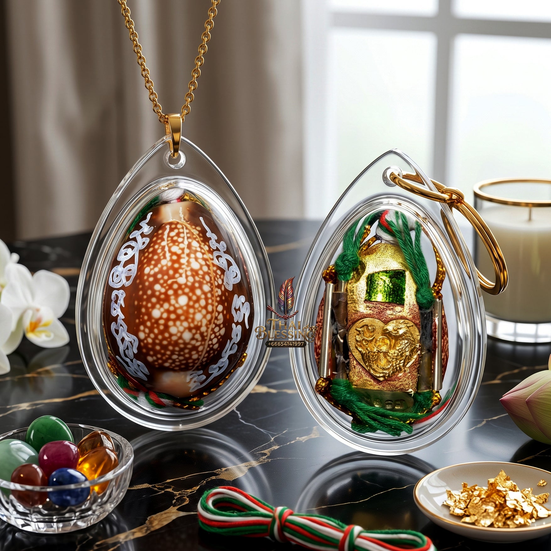 ✨🐚🗣️ Sacred Sovereign Micro-Acoustic Protection Shell - Luang Pu Leng Wat Nong Kae 2021 Resonance Edition, Inbound Capital Multiplier & Negative Frequency Neutralizer
