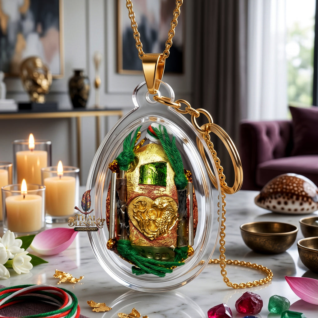 ✨🐚🗣️ Sacred Sovereign Micro-Acoustic Protection Shell - Luang Pu Leng Wat Nong Kae 2021 Resonance Edition, Inbound Capital Multiplier & Negative Frequency Neutralizer