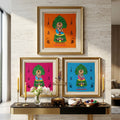 ✨👑 Jatukam Ramathep Sacred Yantra Cloth - 2007 Billionaire Miracle Edition Scroll, Sovereign Cosmic Guardian Shield, Omnidirectional Wealth Attraction Spiritual Wall Art