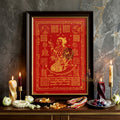✨💃 Sacred Nang Kwak Absolute-Profit Yantra Cloth - Phra Arjan Pom 2023 Master Scroll, Ultimate Retail Commerce Attraction Shield, Premium Business Charisma Wall Art