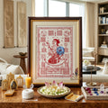 ✨💃 Sacred Nang Kwak Absolute-Profit Yantra Cloth - Phra Arjan Pom 2023 Master Scroll, Ultimate Retail Commerce Attraction Shield, Premium Business Charisma Wall Art