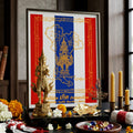 ✨👑 Sacred Patriot Victory Command Yantra Cloth - Luang Phor Boon Koet Wat Khao Din 2012 Legacy Scroll, Ultimate Strategic Authority Shield, Premium Corporate Sovereign Stature Spiritual Wall Art