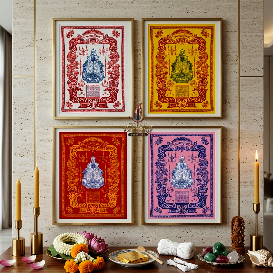 ✨🎲 Sacred Erger Hong Period 9 Tycoon Yantra Cloth - Official Grand Park 2024 Ultimate Wealth Allocation Scroll, Speculative Investment Catalyst, Premium High-Stakes Fortune Spiritual Wall Art