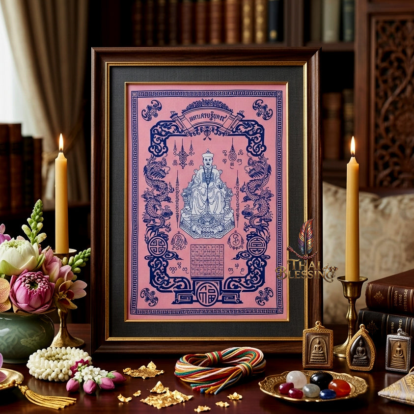 ✨🎲 Sacred Erger Hong Period 9 Tycoon Yantra Cloth - Official Grand Park 2024 Ultimate Wealth Allocation Scroll, Speculative Investment Catalyst, Premium High-Stakes Fortune Spiritual Wall Art