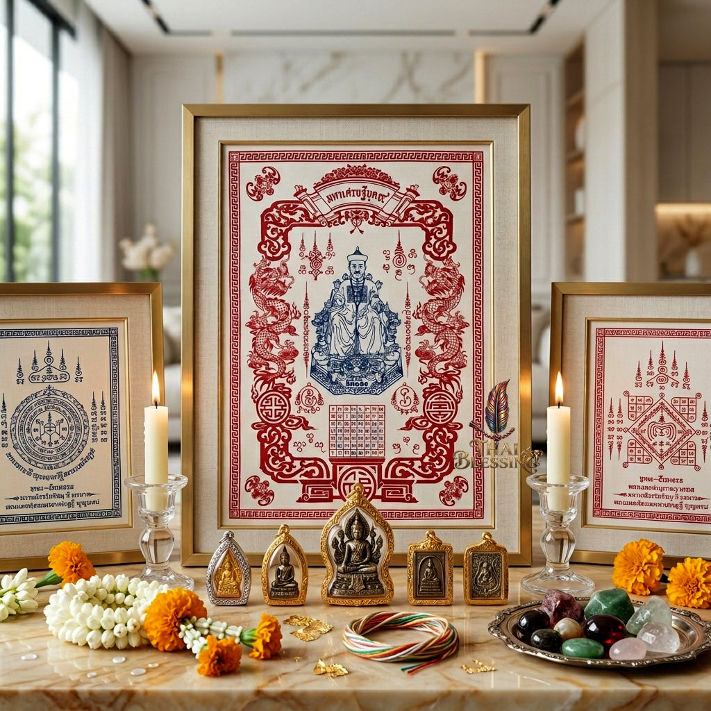 ✨🎲 Sacred Erger Hong Period 9 Tycoon Yantra Cloth - Official Grand Park 2024 Ultimate Wealth Allocation Scroll, Speculative Investment Catalyst, Premium High-Stakes Fortune Spiritual Wall Art