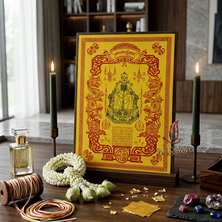 ✨🎲 Sacred Erger Hong Period 9 Tycoon Yantra Cloth - Official Grand Park 2024 Ultimate Wealth Allocation Scroll, Speculative Investment Catalyst, Premium High-Stakes Fortune Spiritual Wall Art