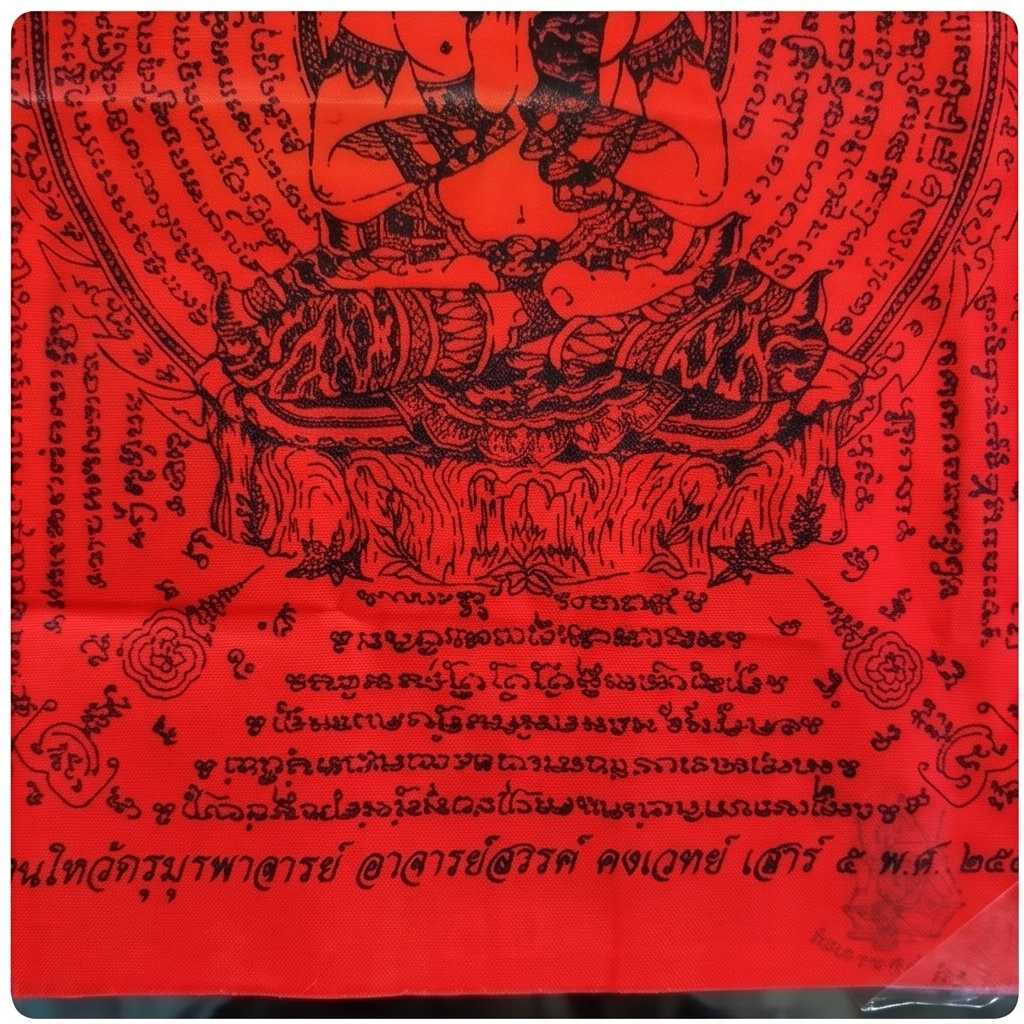 ✨🐅🔮 Sacred Ascetic Alpha Overlord Ynt Cloth - Grand Wai Khru Legacy Anniversary Edition 2010 (30x44 cm), Ultimate Strategic Destiny Realignment Matrix, Premium Executive Revenue Velocity Shield