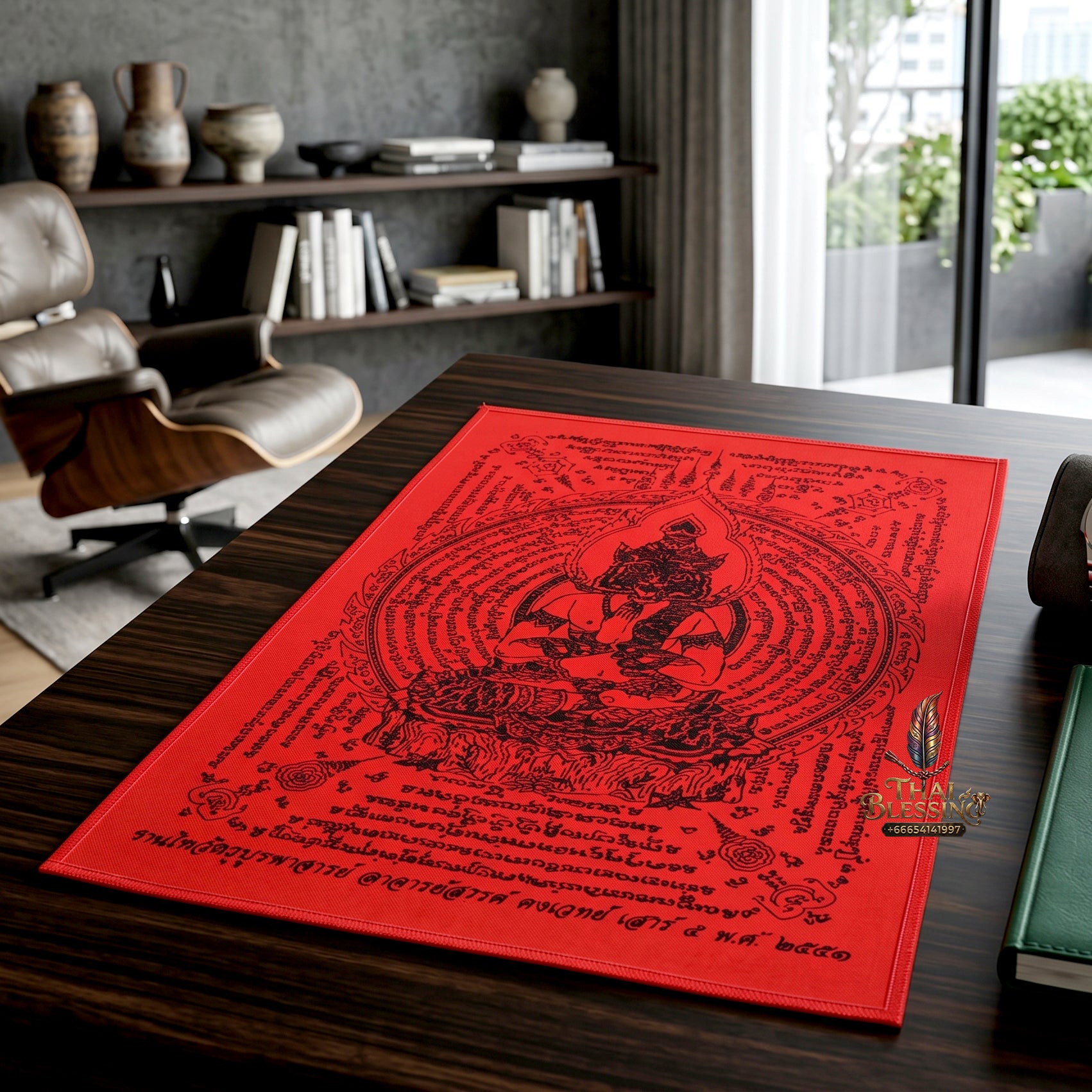 ✨🐅🔮 Sacred Ascetic Alpha Overlord Ynt Cloth - Grand Wai Khru Legacy Anniversary Edition 2010 (30x44 cm), Ultimate Strategic Destiny Realignment Matrix, Premium Executive Revenue Velocity Shield