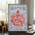 ✨👑 Sacred Phra Phrom Swan Throne Wealth Yantra Cloth - Phor Than Phong Wat Chaeng 2022 "Setthee" Legacy Scroll, Ultimate Multi-Channel Abundance Matrix, Premium Corporate Authority Spiritual Wall Art
