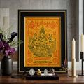 ✨👑 Sacred Phra Phrom Swan Throne Wealth Yantra Cloth - Phor Than Phong Wat Chaeng 2022 "Setthee" Legacy Scroll, Ultimate Multi-Channel Abundance Matrix, Premium Corporate Authority Spiritual Wall Art