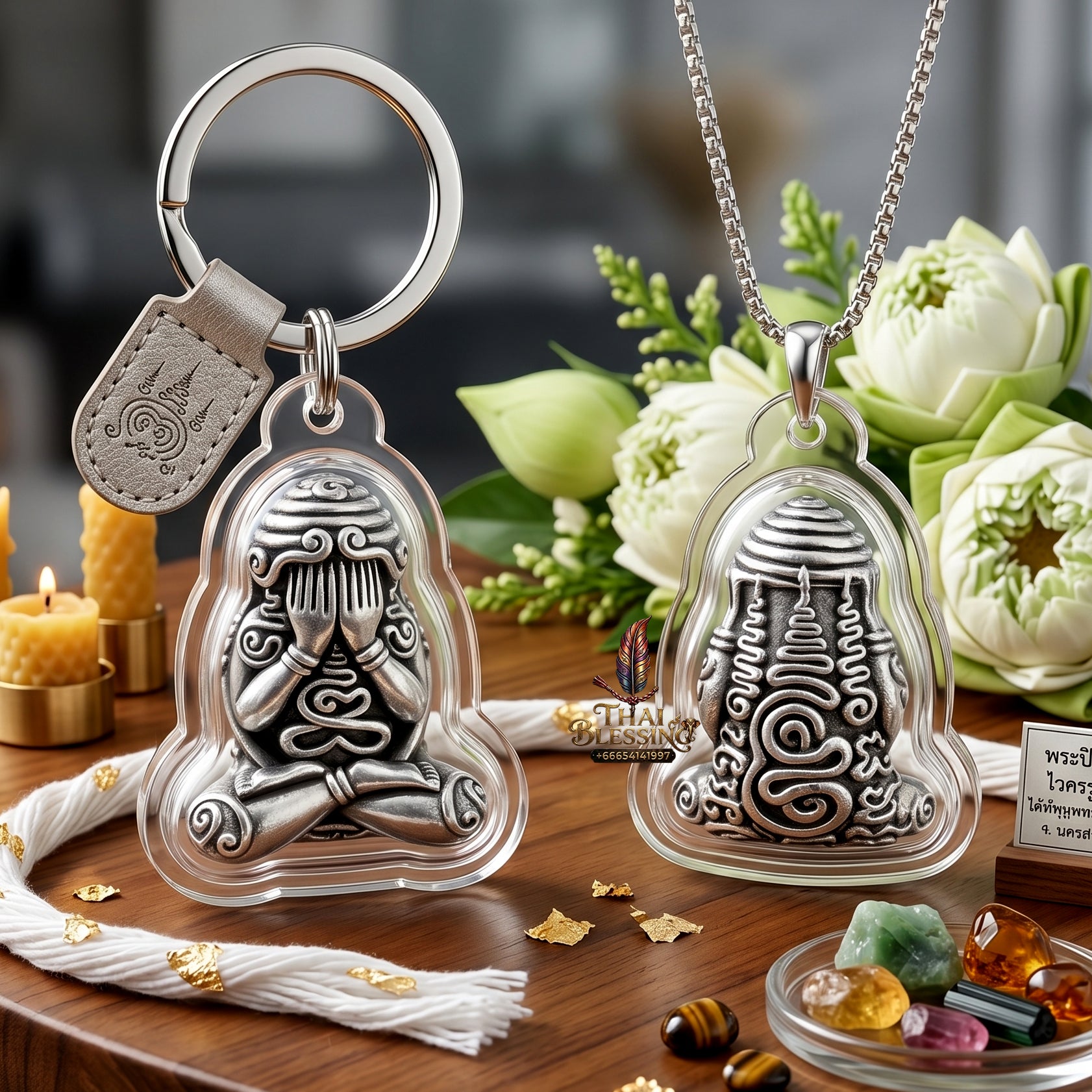 ✨🧘‍♂️🪙 Sacred Sovereign Multi-Grid Focal Matrix - Luang Phor Chu Wat Thap Chumphon 2015 Silver-Fluid Edition (2.2x1.9 cm), Absolute Market Neutralizer & Macro-Asset Inflow Core