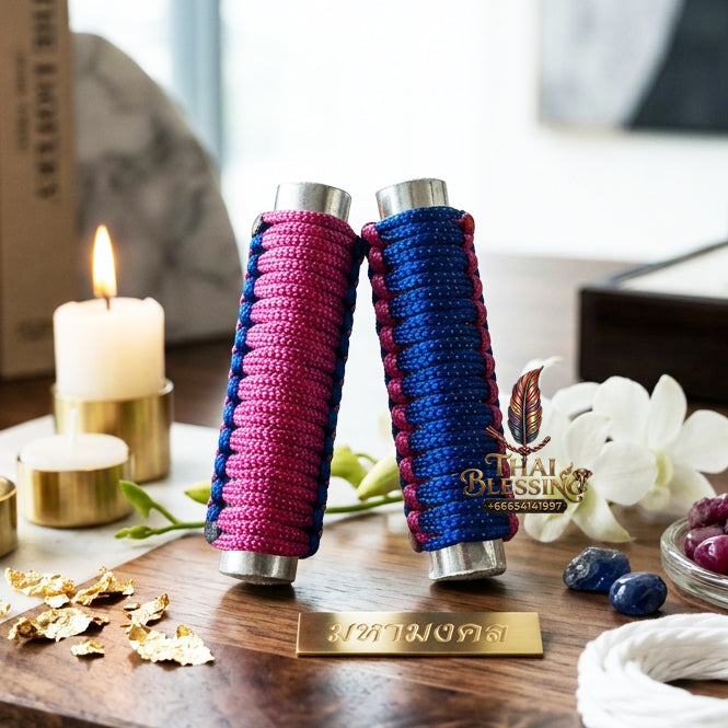 🔮 Sacred Infinite Interpersonal Magnetism Cord-Wrapped Scroll - Luang Pu Pongsak Wat Pa Thep Nimit 2024 Legacy Edition (4x1 cm), Ultimate Charismatic Resonance & Consumer Affinity Catalyst
