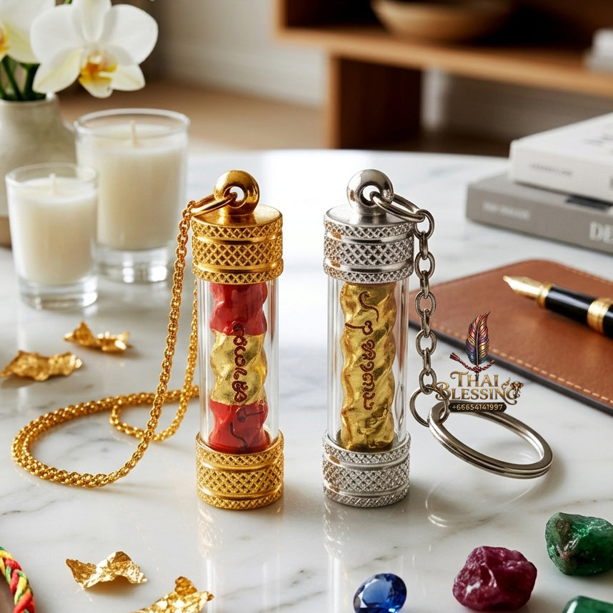 ✨📜📈 Sacred Sovereign Profit Optimization Scroll - Kruba Pom Wat Sahakorn Thung Mai 2024 Absolute Yield Edition (0.8x2.5 cm), 108 Botanical Affinity Core & High-Velocity Capital Inflow Magnet