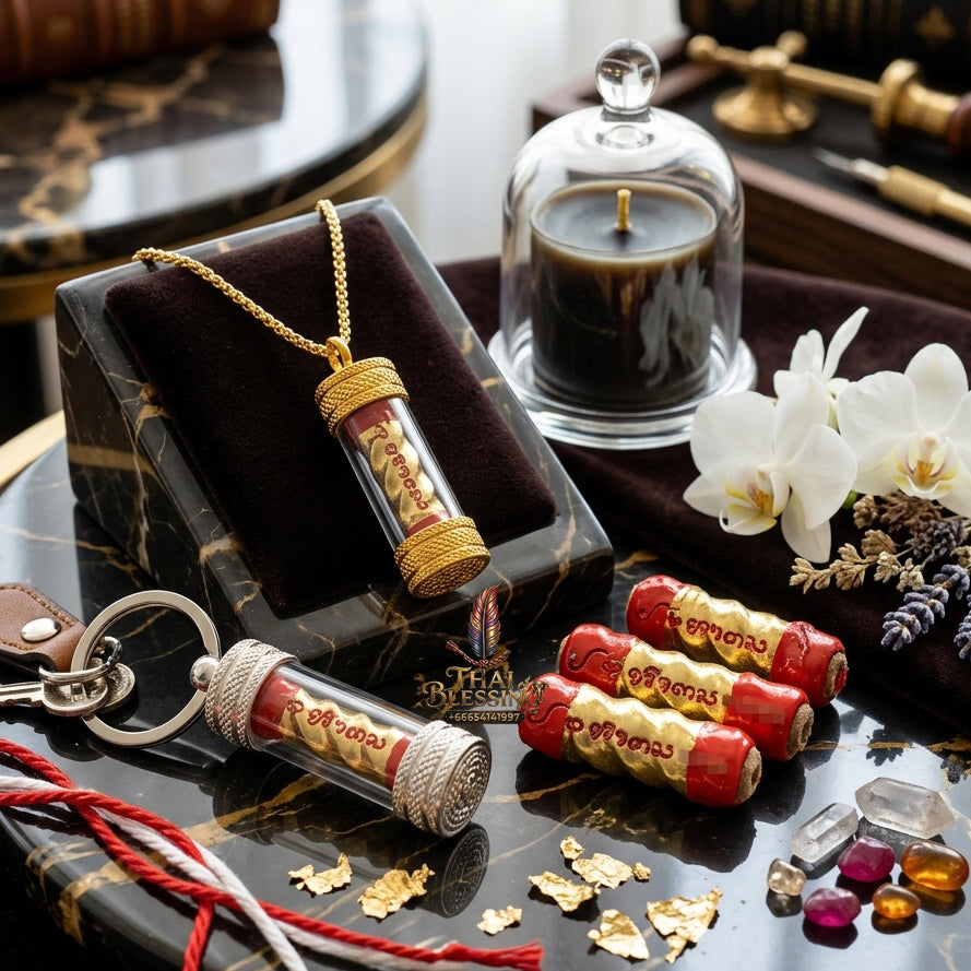 ✨📜📈 Sacred Sovereign Profit Optimization Scroll - Kruba Pom Wat Sahakorn Thung Mai 2024 Absolute Yield Edition (0.8x2.5 cm), 108 Botanical Affinity Core & High-Velocity Capital Inflow Magnet