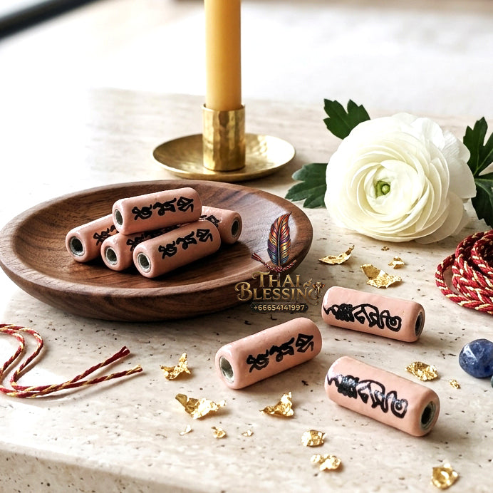 ✨💖 Sacred Eternal Devotion Attraction Takrut - Luang Pu Thong Wan Wat Ban Pak Dom 2024 Legacy Micro-Scroll, Ultimate Interpersonal Resonance Aura, Premium Luxury Relationship Harmony & Wealth Catalyst