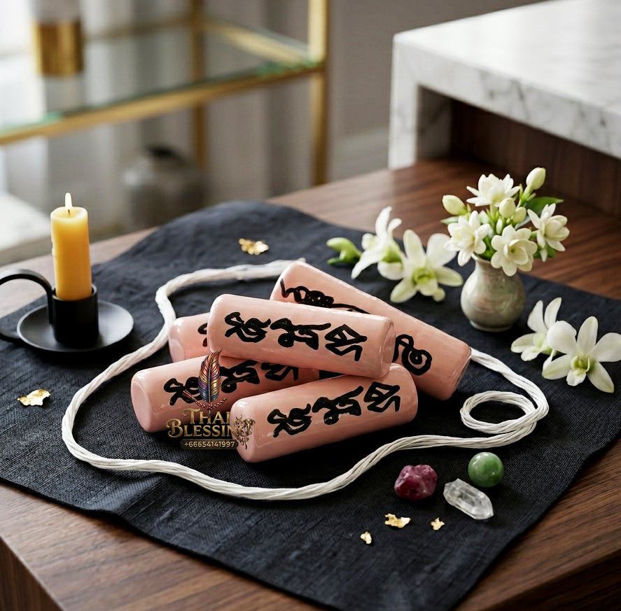✨💖 Sacred Eternal Devotion Attraction Takrut - Luang Pu Thong Wan Wat Ban Pak Dom 2024 Legacy Micro-Scroll, Ultimate Interpersonal Resonance Aura, Premium Luxury Relationship Harmony & Wealth Catalyst