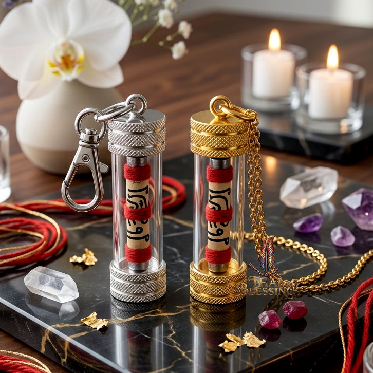 ✨💰 Thai Golden Wealth Takrut Amulet - Luang Phor Rak Wat Sutthawas 2013, Billionaire Diamond Prosperity Talisman, Magnetic Success Charisma Spiritual Jewelry