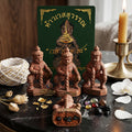 ✨👹👑 Sacred Sovereign Wealth Overlord - Ta Phoon (Khem Thong Lineage) 2014 Bronze-Alloy Guardian (3 cm), Micro-Acoustic Copper Scroll & Asset Protection Anchor Bronz