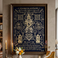✨👑 Sacred Northern Guardian Overlord Ynt Cloth - Wat Khao Or 2022 Consecrated Legacy Edition (21x29.5 cm), Ultimate Asset Protection Matrix, Premium Executive Fortune & Corporate Security Shield