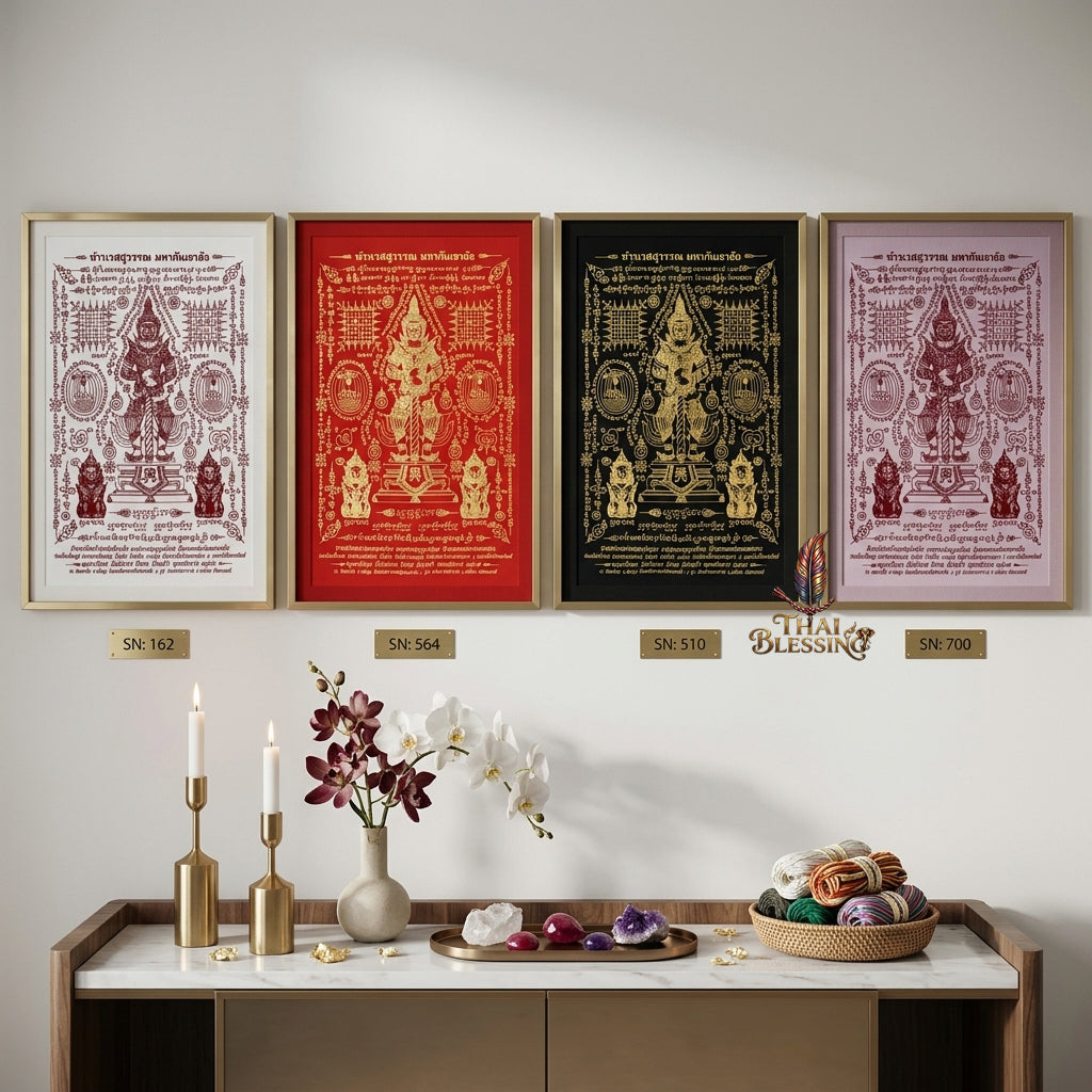 ✨👑 Sacred Northern Guardian Overlord Ynt Cloth - Wat Khao Or 2022 Consecrated Legacy Edition (21x29.5 cm), Ultimate Asset Protection Matrix, Premium Executive Fortune & Corporate Security Shield