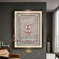 ✨SiamZen™ 2012 Er Ger Hong Thai Amulet Tapestry (Unframed Fabric Only) Strategic Wealth Abundance Resonance, Synchronicity Acceleration & Sovereign Executive Authority Protection Cloth Talisman 14x14" Consecrated by Khru Ba Subin Ban Ran Tat Phom