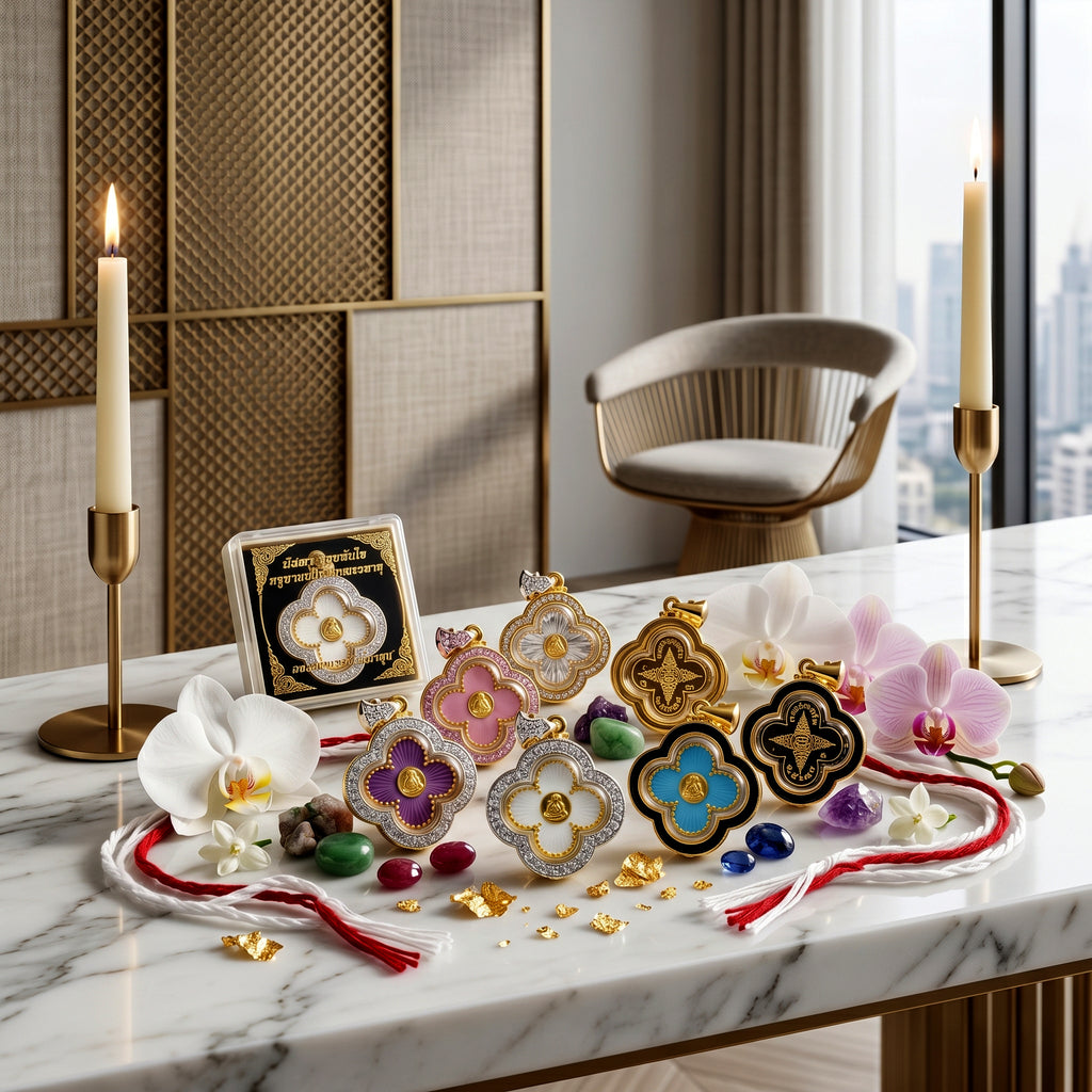 ✨🌸💰 Premium Floral Sovereign Eyeless Contemplation Medallion - Kruba Tanjai Wat Phrathat Doi Hang Bat 2025 Instantaneous Capital Velocity Pendant (4.5x3.6 cm), Elite Botanical Affinity & Omni-Channel Wealth Core