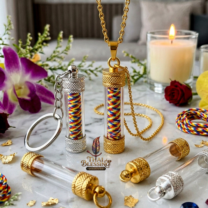 ✨🌀 Sacred Universal Vortex Wealth Attraction Takrut - Kruba Kampeng 2022 Consecrated Power Capsule, Cosmic Revenue Generator, Premium Botanical & Hematite Stature Spiritual Amulet